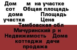 Дом 200 м² на участке 13 сот. › Общая площадь дома ­ 200 › Площадь участка ­ 13 › Цена ­ 1 700 000 - Тамбовская обл., Мичуринский р-н Недвижимость » Дома, коттеджи, дачи продажа   